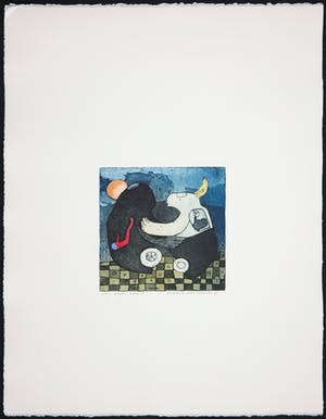 Michel van Overbeeke - Kleurenets met bladgoud, Aware away I kopen? Bied vanaf 1!