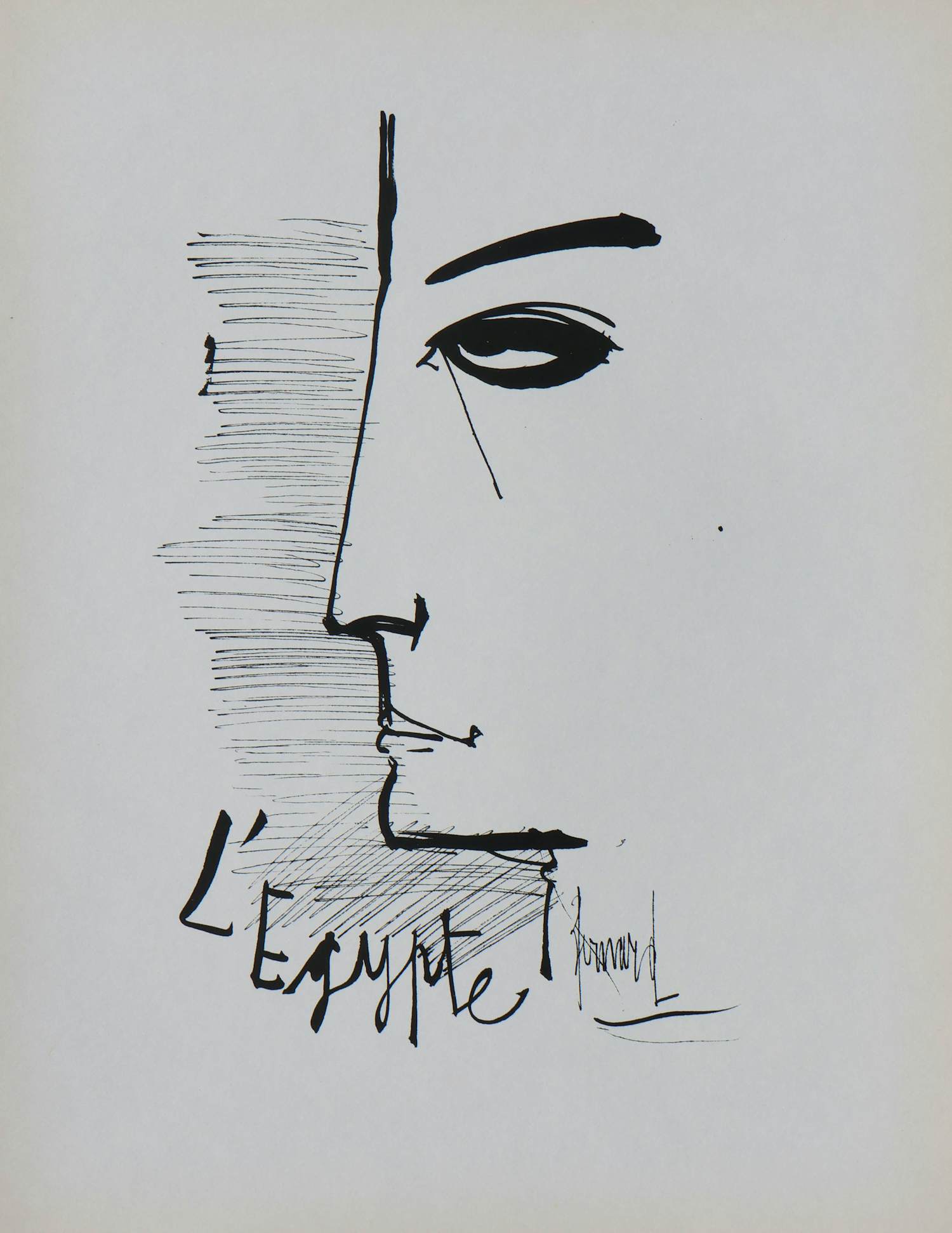 Buy Bernard Buffet - Egypte - Gravure -? Bid from 80!
