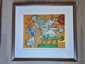 Corneille - Litho 78/200, gesigneerd r.o. - 1992 kopen? Bied vanaf 425!