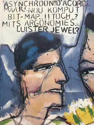 Herman Brood - Offsetlitho, gesigneerd in de druk kopen? Bied vanaf 25!