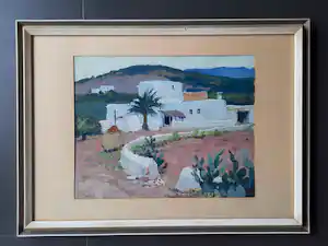 Arie Zwart - Spaans huizenzicht verkauft für € 270!