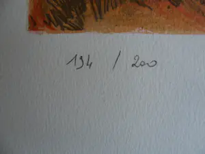 Buy Marie de Valon - Litho, "Provençaals landschap"? Bid from 30!