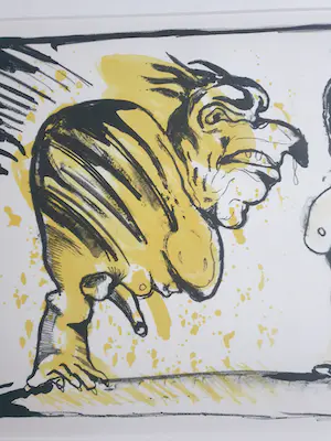 Lucebert - Monsters met meisjes - uit de KPN collectie kopen? Bied vanaf 195!