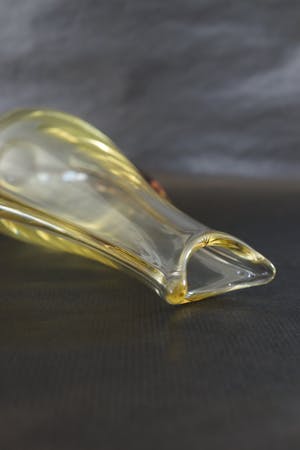 Buy Miroslav Klinger - voor Železnobrodské Sklo in amber of geel citrine glas? Bid from 50!