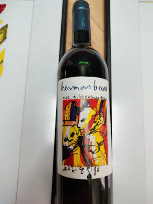 Herman Brood - Unieke set: WIJN kopen? Bied vanaf 325!