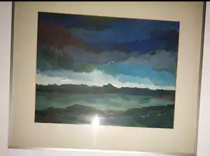 Henk Potters - landschap verkauft für € 75!