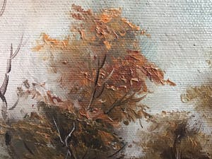 Niet of onleesbaar gesigneerd - Bospad. kopen? Bied vanaf 1!