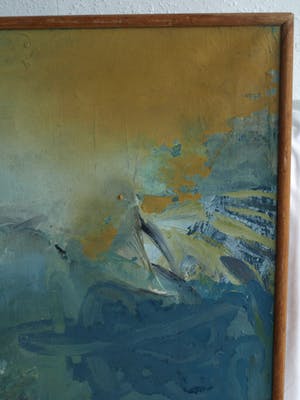 Peter Engels - Ingelijst, olieverf op doek, “Voorjaar” – gesigneerd – 1961 kopen? Bied vanaf 75!