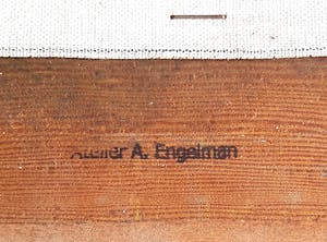 Adine Engelman - Abstracte compositie, olieverf op doek (groot!) kopen? Bied vanaf 750!