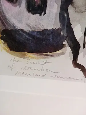Marlene Dumas - 'The saints of drunken men and woman' (ingelijste offsetprint) kopen? Bied vanaf 75!