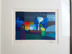 Ton Schulten - Huis in landschap ** vanaf 1 euro ** verkocht voor € 1!