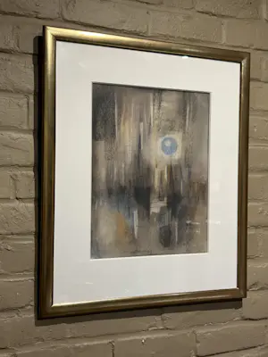 AcheterWalter Vilain - Abstracte originele pastel tekening? Enchérissez de 250!