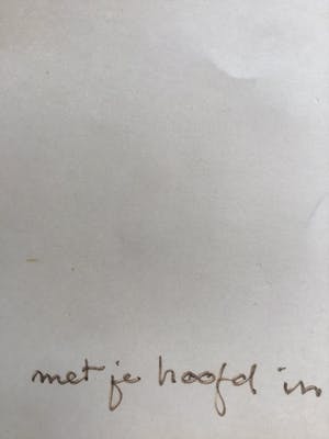 Ans Wortel - Gouache, met goud , gesigneerd 1971 kopen? Bied vanaf 140!