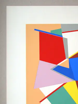 Cicero Dias - Composition abstrait - Originele zeefdruk - 1954 kopen? Bied vanaf 180!