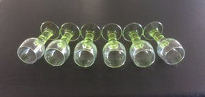 Willem Heesen - Vier ARUBA likeurglazen en zes borrelglaasjes kopen? Bied vanaf 20!