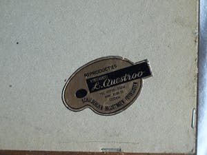 Niet of onleesbaar gesigneerd - Ingelijst, olieverf op papier , Bloemstilleven – Turkije? – 1978 kopen? Bied vanaf 1!