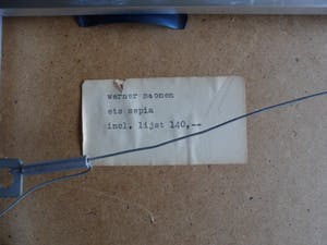 Werner Moonen - Abstracte Ets, zonder titel kopen? Bied vanaf 40!