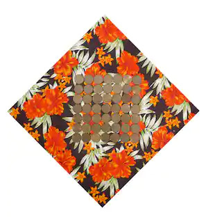 Jan Henderikse - Assemblage met stuivers op textiel verkauft für € 500!