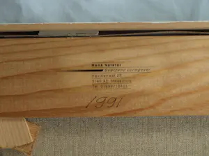 Henk Valstar - Olieverf op doek , Raampoort – ingelijst, 152 x 77 cm - 1991 kopen? Bied vanaf 750!