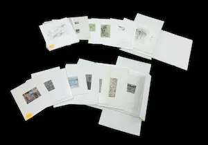 Jan Miechels - Lot van 60 diverse werken op papier kaufen? Bieten Sie von 100!