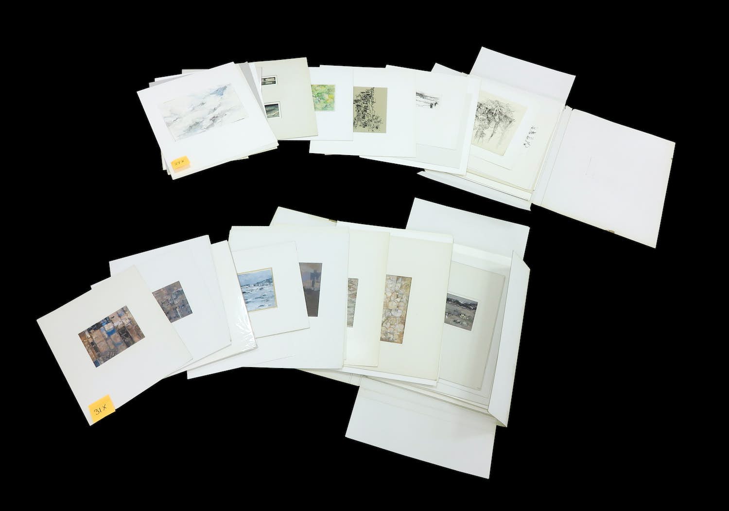 Jan Miechels - Lot van 60 diverse werken op papier kopen? Bied vanaf 100!