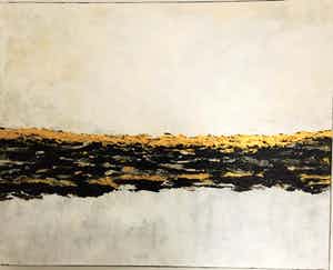 John Foppen - Gold Digging By Sunrise.........# K 02. XL . GROOT. verkocht voor € 179!