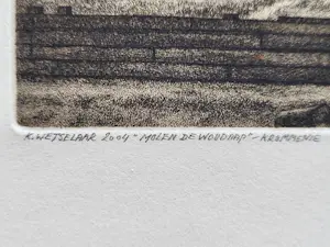 Karel Wetselaar - Molen de Woudaap in Krommenie. kopen? Bied vanaf 50!