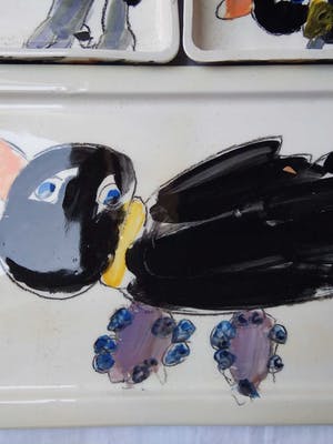 Niet of onleesbaar gesigneerd - Set van 5 schalen. kopen? Bied vanaf 10!