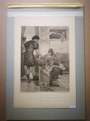 Lourens Alma Tadema - A Silent Greeting. kopen? Bied vanaf 169!