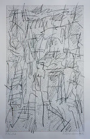Jan Schoonhoven - "T86-74" Tekening in Oost-Indische inkt kaufen? Bieten Sie von 2500!