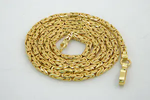 55- Zo goed als nieuwe & massief 18Karaats geelgouden "Konings" ketting kopen? Bied vanaf 1870!