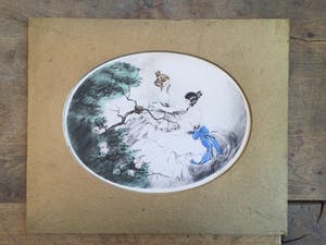 Alfred Renaudin - C5004-29, Twee dames in het park kopen? Bied vanaf 75!