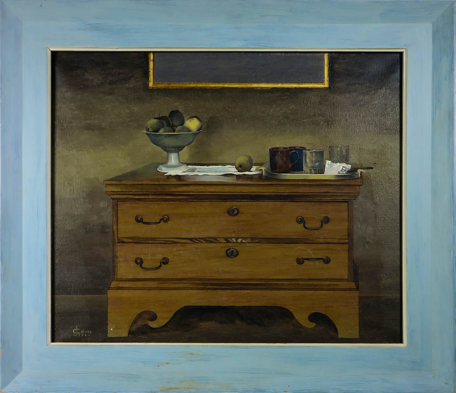 Jose Calsina - Olieverf op doek, Ladenkast - Ingelijst kopen? Bied vanaf 250!