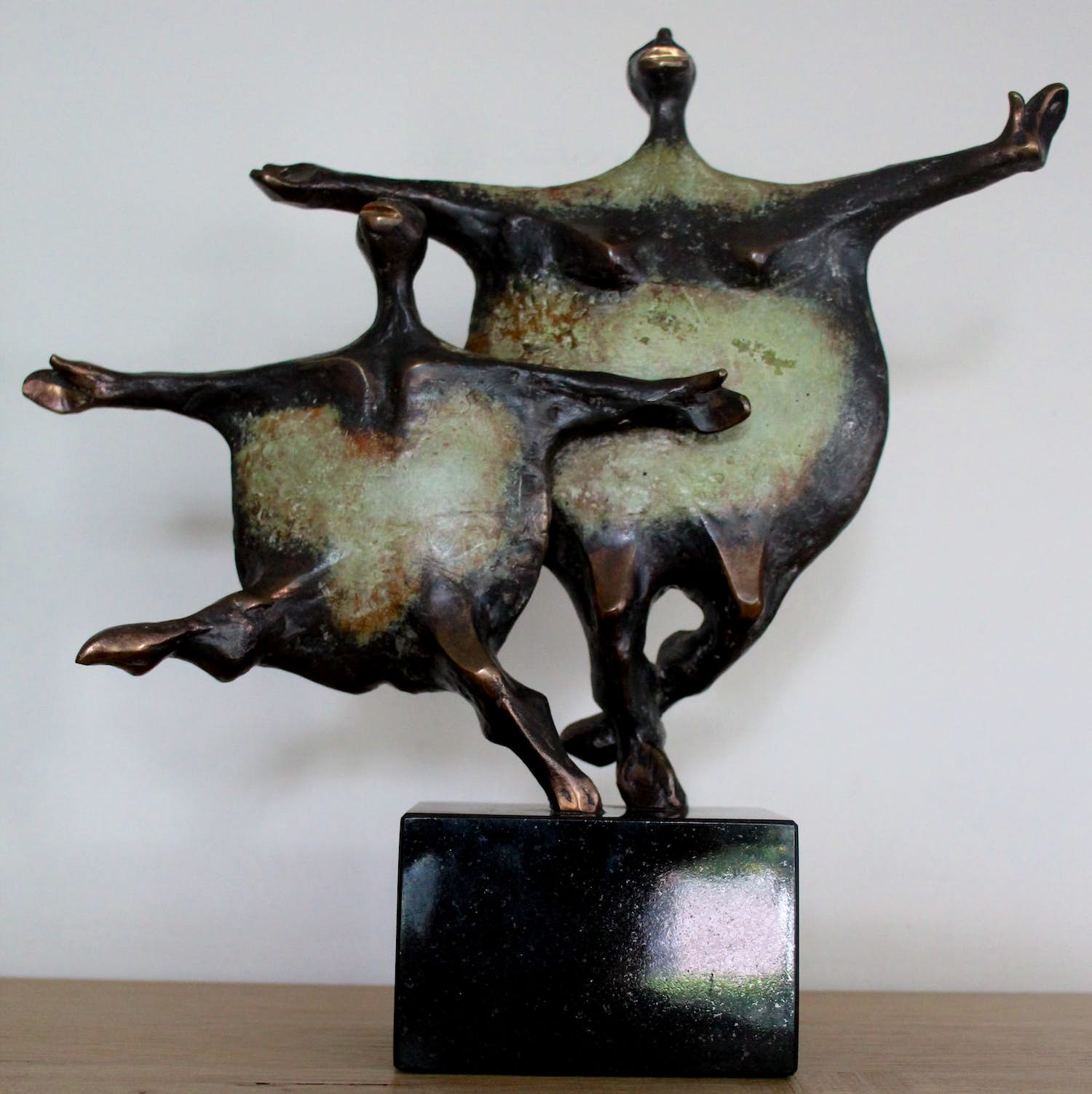 Jo Ramakers - Bronzen sculptuur: Vreugdedans (gesigneerd) kopen? Bied vanaf 995!