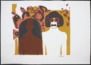 Hans Almekinders - Zeefdruk, Stel kopen? Bied vanaf 1!