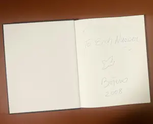 Fernando Botero - Uniek : Tekening Vogel - in viltstift - in gesigneerd boek "En Avignon" kopen? Bied vanaf 590!