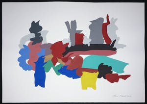 Henri Plaat - Gouache op papier, Zonder titel (groot) kaufen? Bieten Sie von 1!