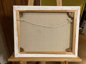 Wim Landsman - Olieverf op doek, Zonder titel (abstracte compositie), 2008 kopen? Bied vanaf 35!