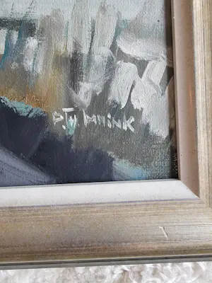 Bob Immink - Landschap met boerderij kopen? Bied vanaf 200!