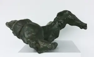 Ruudt Wackers - Beeld van papier maché, Paard kopen? Bied vanaf 200!