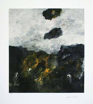 Armando - Handgesigneerde giclee: Landschap verkocht voor € 95!