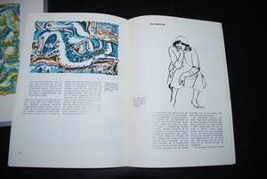 Toon Wegner - Augustus - kleurenlitho - extra tentoonstellingsgids kopen? Bied vanaf 30!