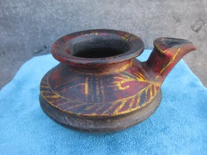 Niet of onleesbaar gesigneerd - Tibetaanse yakboterlamp kopen? Bied vanaf 10!