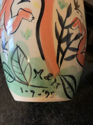 Eddy Varekamp - vaas heel apart gaaf uniek erotiek kopen? Bied vanaf 70!