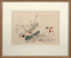 Gaston Hoffmann - Kleurenets, Institute de beaute - Ingelijst kopen? Bied vanaf 120!