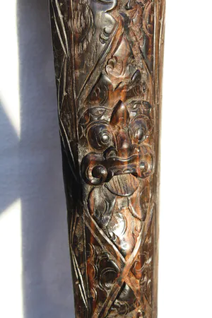 Niet of onleesbaar gesigneerd - Een bijzondere Oude, (LUK 11), Unieke Indonesische Balinese Kris/Keris, kopen? Bied vanaf 1!