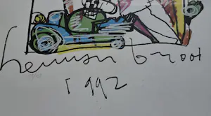 Herman Brood - Yaya Club - ingelijst - 135 ex. kaufen? Bieten Sie von 425!