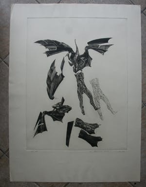 Roger Chailloux - lot van twee etsen uit de Prent 190 serie - laatste keer! kopen? Bied vanaf 10!