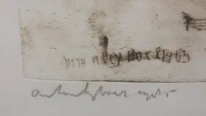 Anton Heyboer - Ets "Haringhaven IJmuiden" 1985 kopen? Bied vanaf 125!