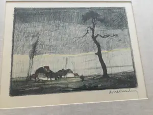 Dirk Baksteen - Landschap stilleven kopen? Bied vanaf 70!